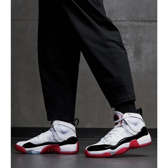 Size 11 - Men\'s Air Jordan Jumpman TWO TREY White/Black-Gym Red DO1925-106 main image 5